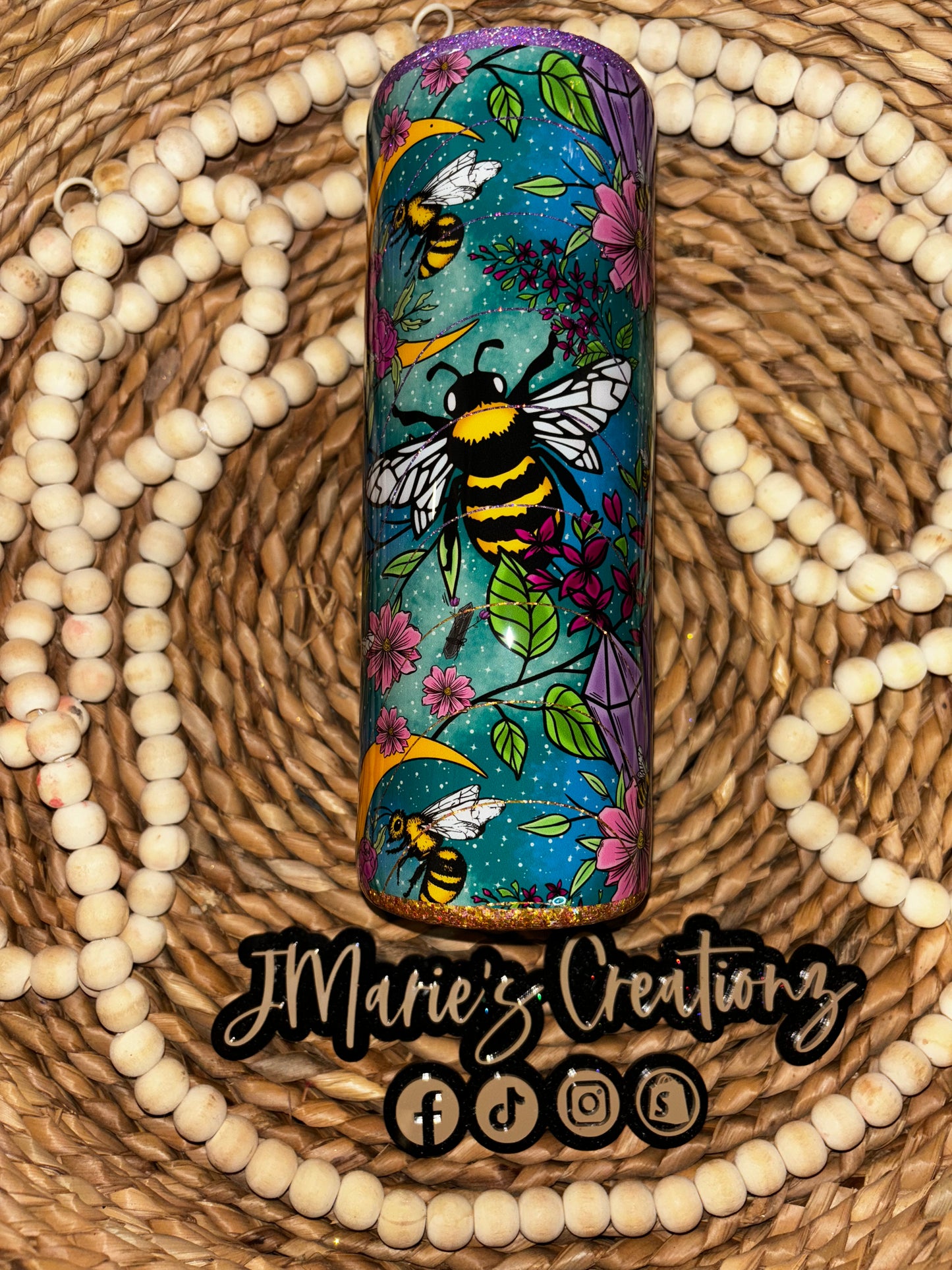 20oz bee tumbler