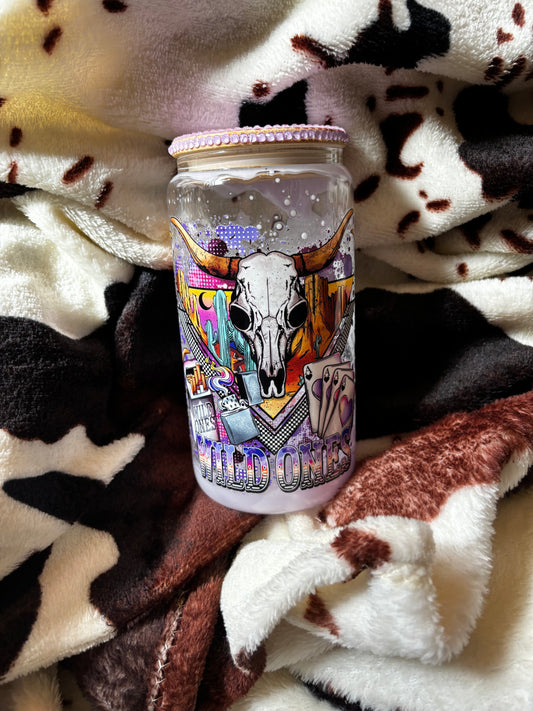 Wild ones snow globe tumbler